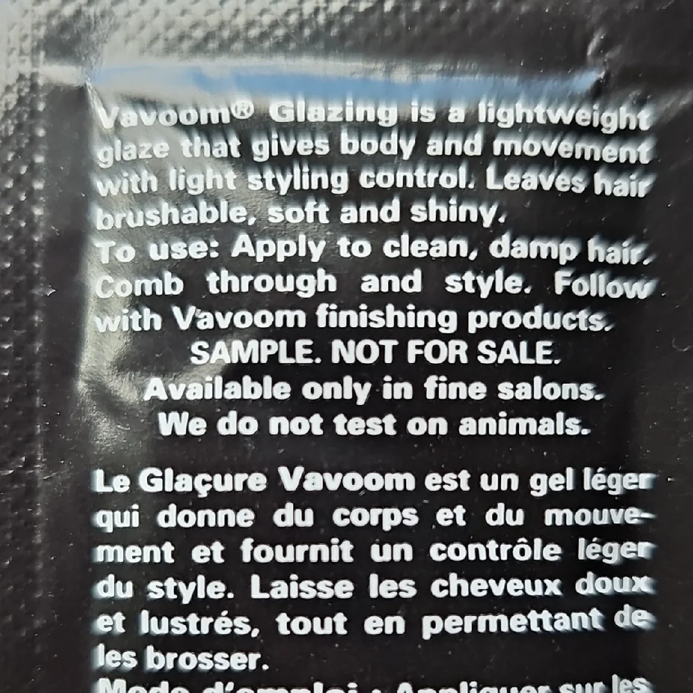 New Vintage Matrix Vavoom Styling Hair Glazing Packets - Men & Women